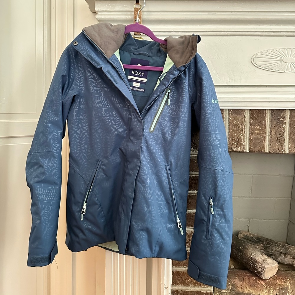 Roxy blue ski jacket size medium , worn once - Picture 6 of 6